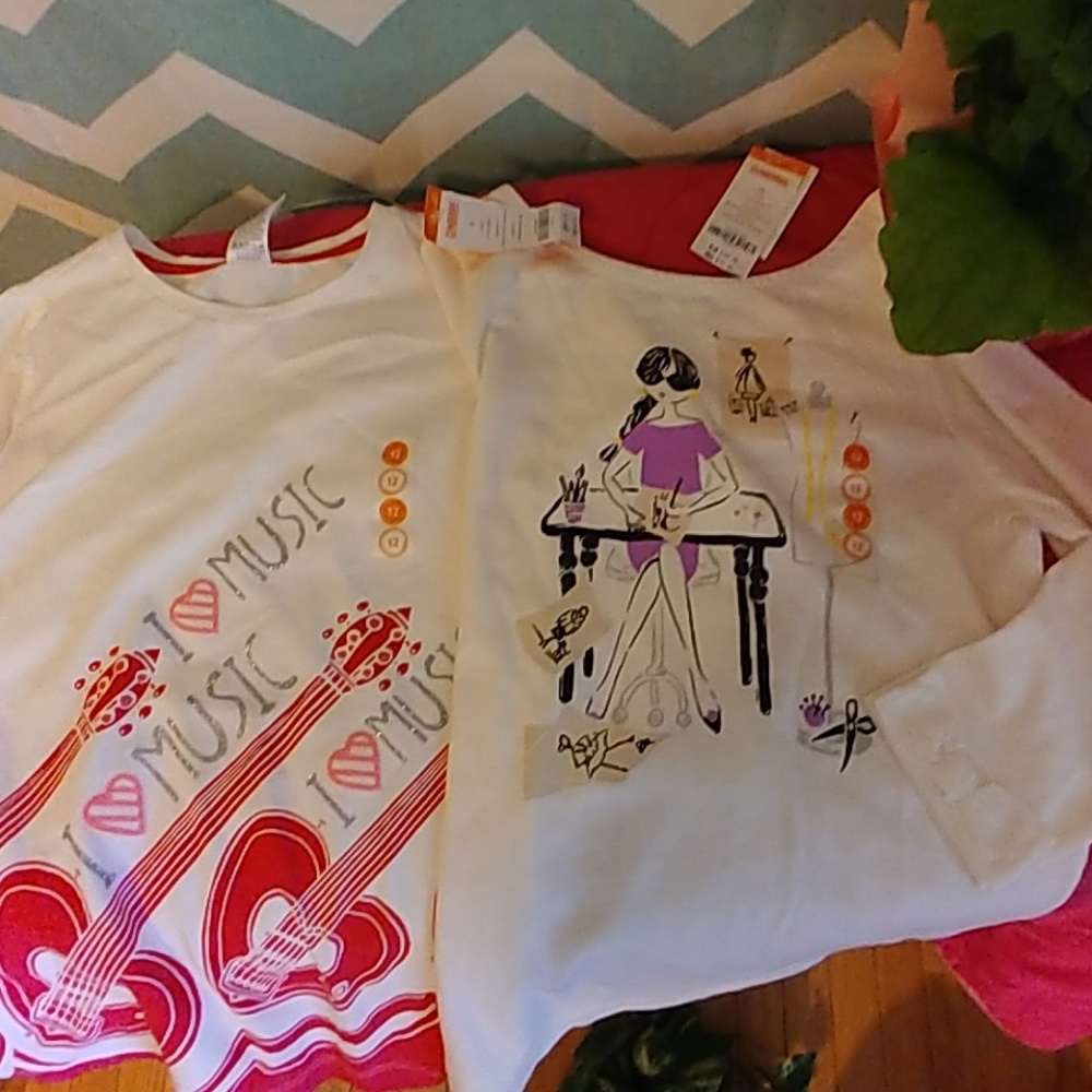 🎀Bundle of girls Gymboree longsleeve shirts sz 12